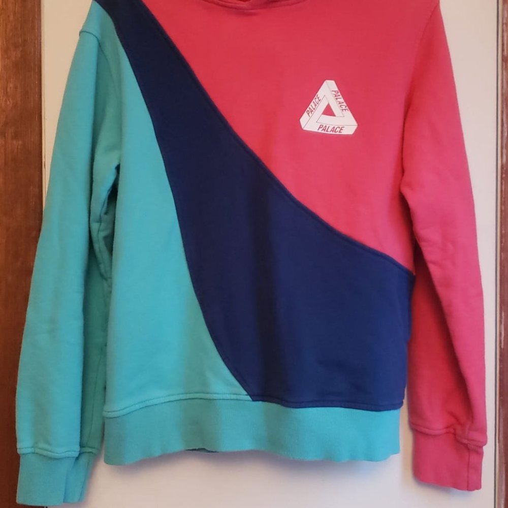 Palace Multicolored Triferg Hoodie Pink/Navy/Teal